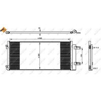 NRF 350338 Kondensator, Klimaanlage