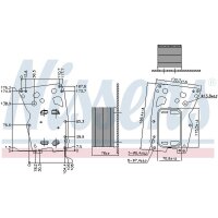 NISSENS 90907 Ölkühler, Motoröl
