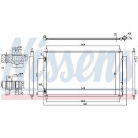 NISSENS 940489 Kondensator, Klimaanlage