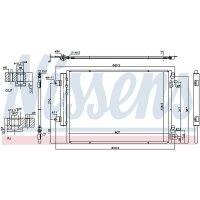 NISSENS 940676 Kondensator, Klimaanlage
