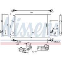 NISSENS 940748 Kondensator, Klimaanlage