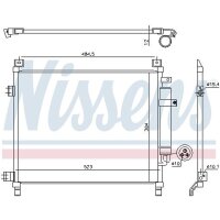 NISSENS 940788 Kondensator, Klimaanlage