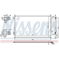 NISSENS 940811 Kondensator, Klimaanlage