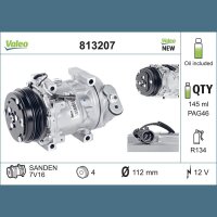 VALEO 813207 Kompressor, Klimaanlage