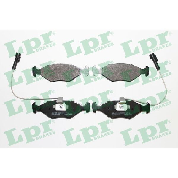 LPR 05P680 Bremsbelagsatz, Scheibenbremse