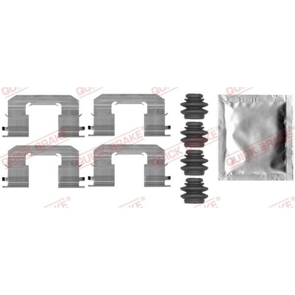QUICK BRAKE 109-0006 Zubehörsatz, Scheibenbremsbelag