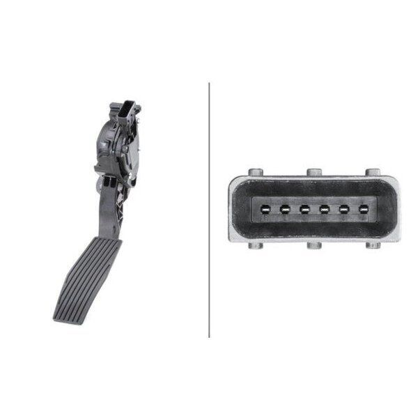 HELLA 6PV 009 765-711 Sensor, Fahrpedalstellung