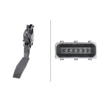 HELLA 6PV 009 765-711 Sensor, Fahrpedalstellung