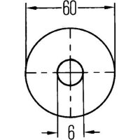 HELLA 8RA 002 014-241 Rückstrahler