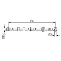 BOSCH 1 987 481 088 Bremsschlauch