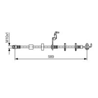 BOSCH 1 987 481 089 Bremsschlauch
