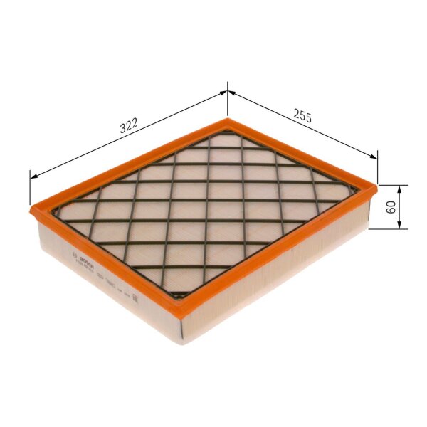 BOSCH F 026 400 410 Luftfilter