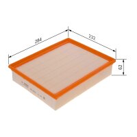 BOSCH F 026 400 555 Luftfilter