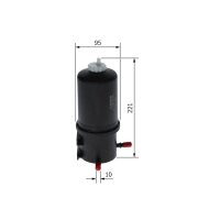 BOSCH F 026 402 828 Kraftstofffilter