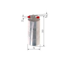 BOSCH F 026 402 845 Kraftstofffilter
