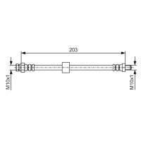 BOSCH 1 987 476 035 Bremsschlauch