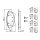 BOSCH 0 986 494 725 Bremsbelagsatz, Scheibenbremse