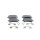 BOSCH 0 986 494 733 Bremsbelagsatz, Scheibenbremse