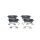 BOSCH 0 986 494 733 Bremsbelagsatz, Scheibenbremse