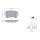 BOSCH 0 986 494 733 Bremsbelagsatz, Scheibenbremse