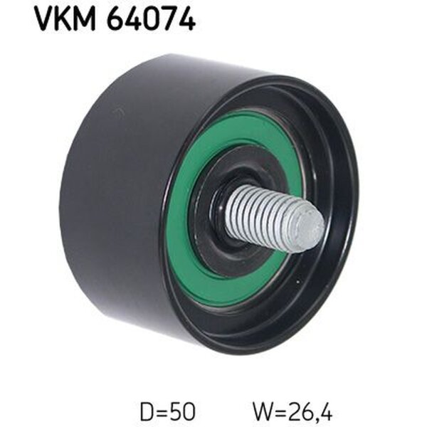 SKF VKM 64074 Umlenk-/Führungsrolle, Keilrippenriemen