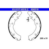 ATE 03.0137-0518.2 Bremsbackensatz