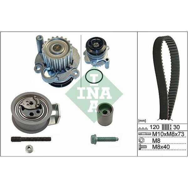 Schaeffler INA 530 0091 31 Wasserpumpe + Zahnriemensatz