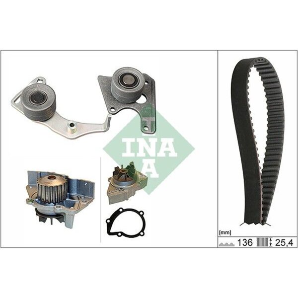 Schaeffler INA 530 0096 31 Wasserpumpe + Zahnriemensatz