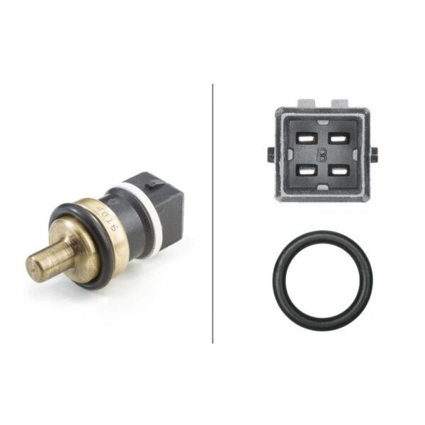 HELLA 6PT 358 058-201 Sensor, Kühlmitteltemperatur
