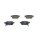BOSCH 0 986 494 748 Bremsbelagsatz, Scheibenbremse