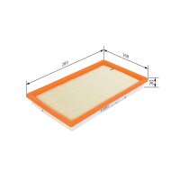 BOSCH F 026 400 473 Luftfilter