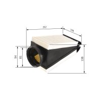 BOSCH F 026 400 497 Luftfilter