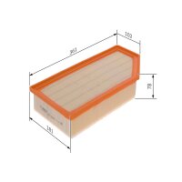 BOSCH F 026 400 520 Luftfilter
