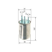 BOSCH F 026 402 740 Kraftstofffilter