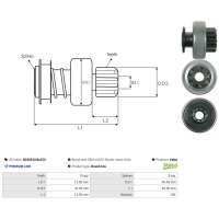 AS-PL SD3033(VALEO) Freilaufgetriebe, Starter
