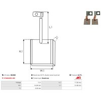 AS-PL SB4008 Kohlebürste, Starter