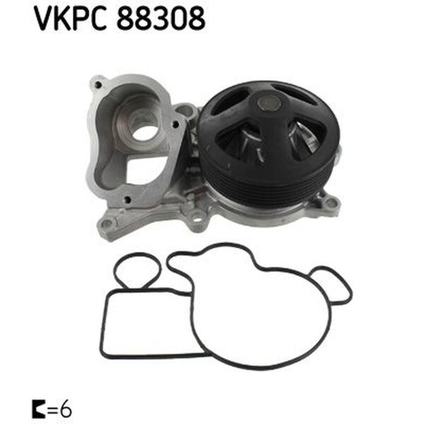 SKF VKPC 88308 Wasserpumpe, Motorkühlung