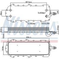 NISSENS 90944 Ölkühler, Motoröl