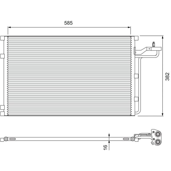 VALEO 814416 Kondensator, Klimaanlage