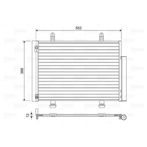 VALEO 814418 Kondensator, Klimaanlage