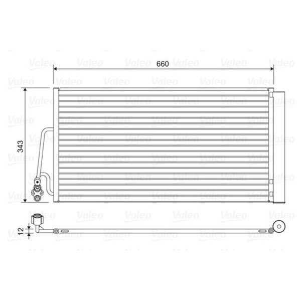 VALEO 814409 Kondensator, Klimaanlage