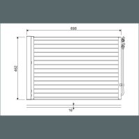 VALEO 814410 Kondensator, Klimaanlage