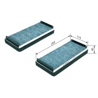 BOSCH 0 986 628 528 Filter, Innenraumluft