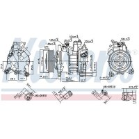 NISSENS 890397 Kompressor, Klimaanlage
