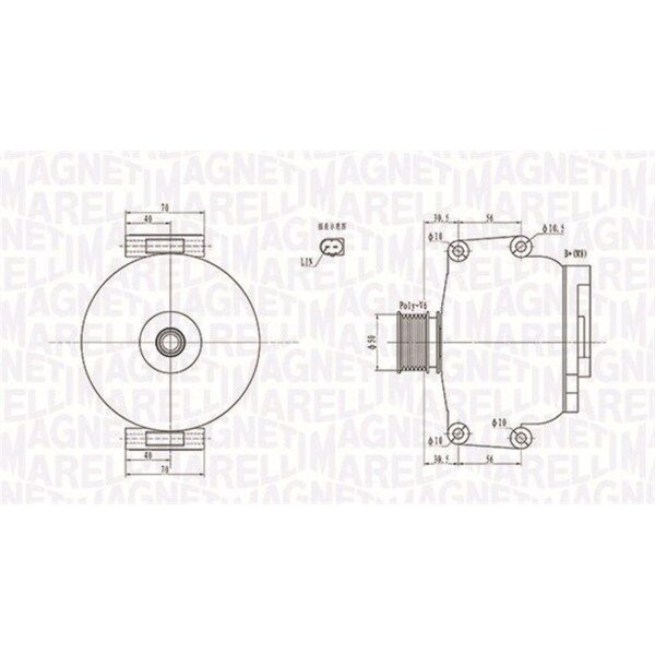MAGNETI MARELLI 063731908010 Generator