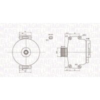 MAGNETI MARELLI 063731908010 Generator