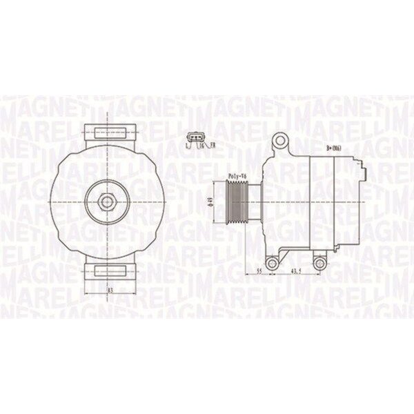 MAGNETI MARELLI 063731869010 Generator