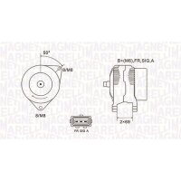 MAGNETI MARELLI 063731857010 Generator