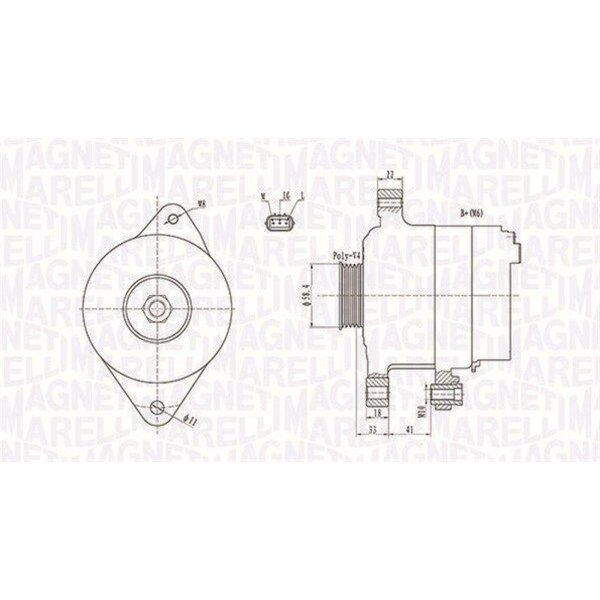 MAGNETI MARELLI 063731793010 Generator