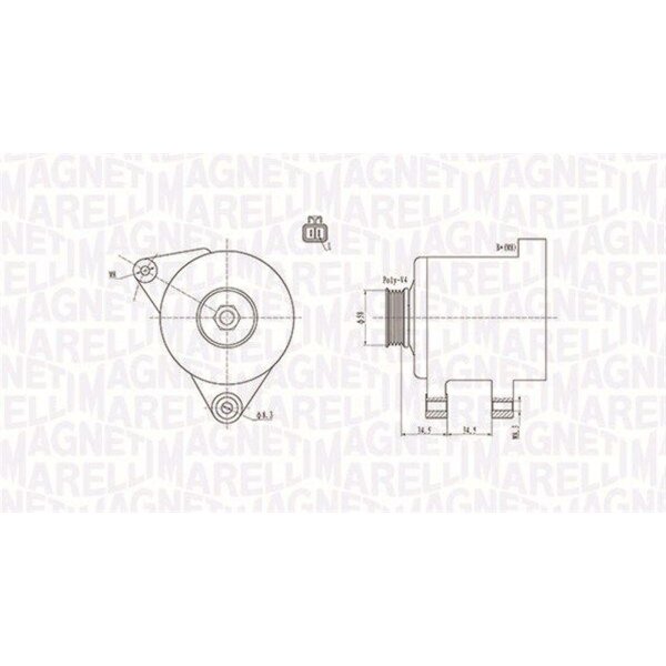 MAGNETI MARELLI 063731789010 Generator